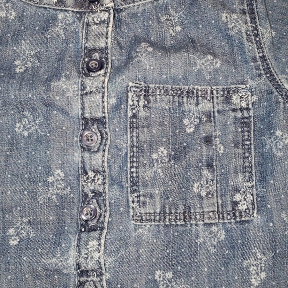 Baby Gap Jean Floral Print Romper Size 4T - Picture 7 of 14